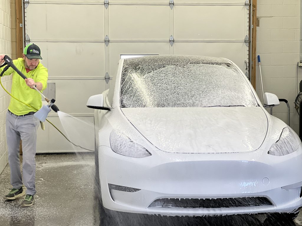 Foam Cannon Tesla